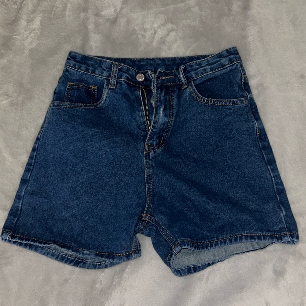 Shein, long jean shorts, size:S
